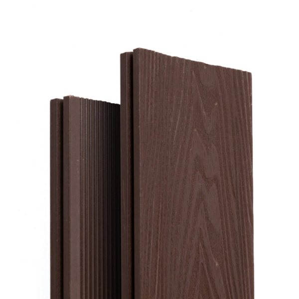 Террасная доска Ecodecking Экстра 3D полнотелая 140х20x3000 Венге